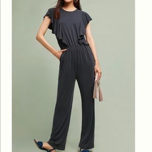 Silky grey jumpsuit